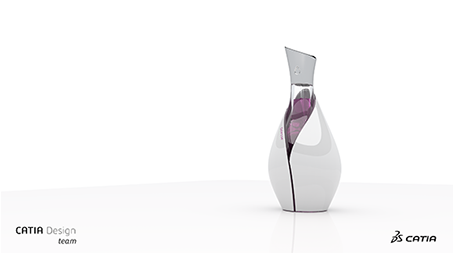 Perfume bottle rendered with CATIA and a Quadro graphics card Perfume bottle rendered with CATIA and a Quadro graphics card