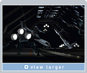 NVIDIA graphics allowed Zoic to help the director plan Battlestar Galactica shots, interactively position background and foreground objects, and adjust lighting.