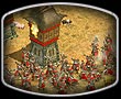 A huge battle in the Gunpowder Age, Rise of Nations can create up to 200 units; foot soldier however show up as 3 individual units.