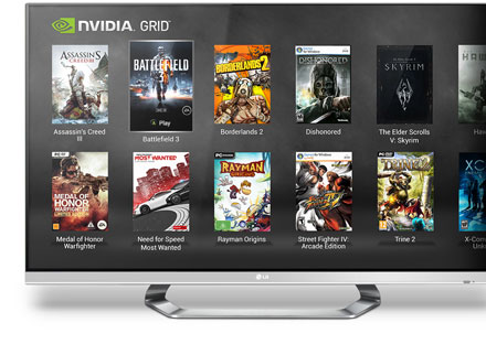 Example of NVIDIA GRID gaming service Example of NVIDIA GRID gaming service