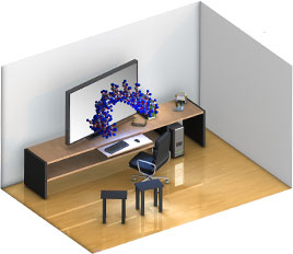 Connect up to 16 monitors from a single workstation Connect up to 16 monitors from a single workstation